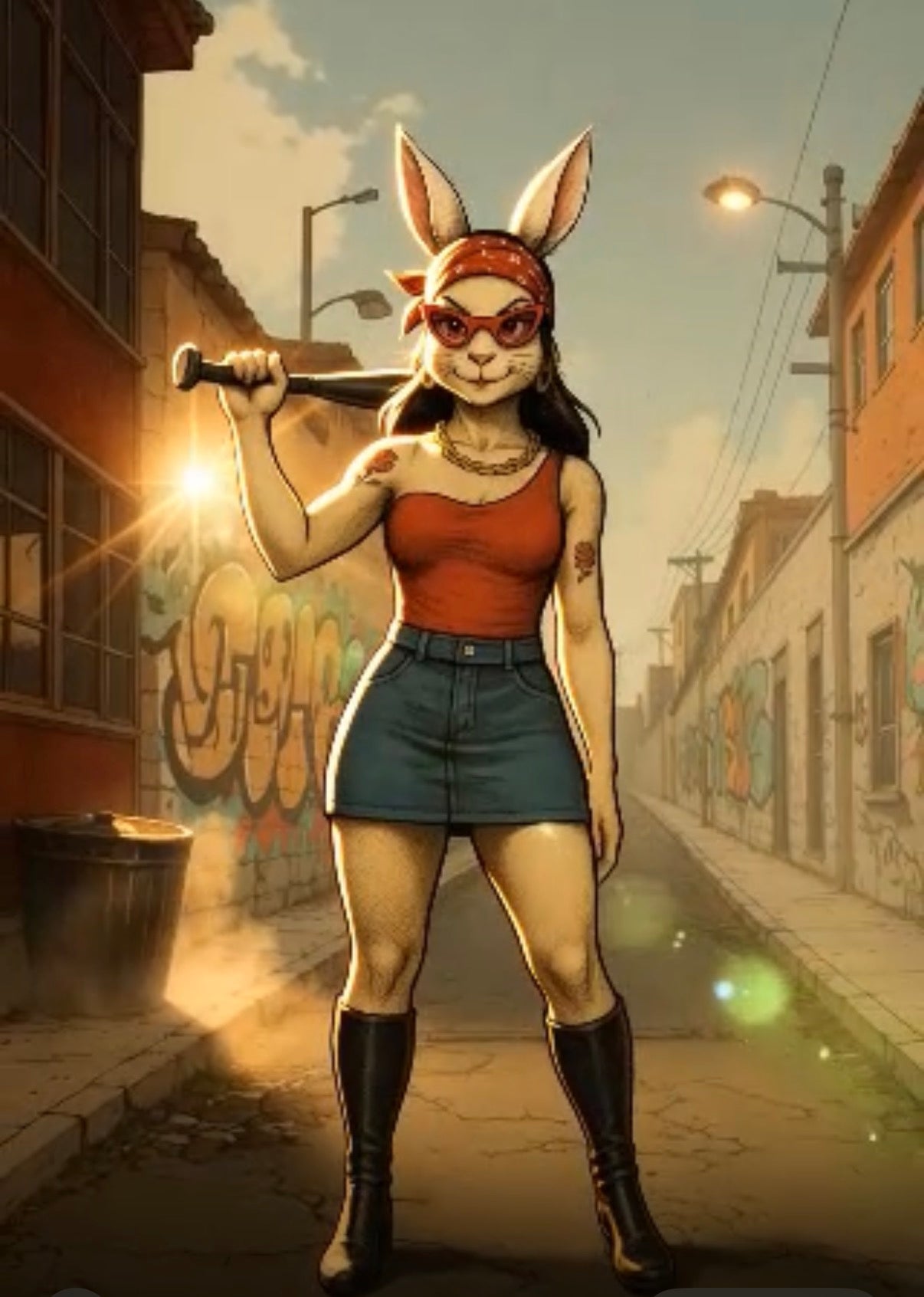 Débardeur Femme Gringo Lapine ÉDITION LIMITÉE – 1 SEULE PIÈCE DISPONIBLE