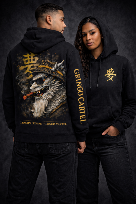 HOODIE GRINGO – Dragon au bob