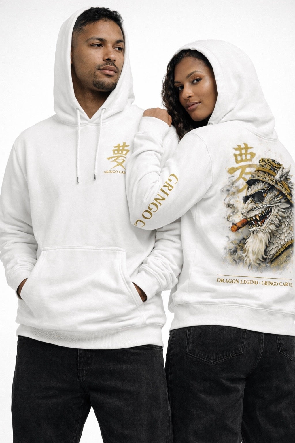 HOODIE GRINGO – Dragon au bob